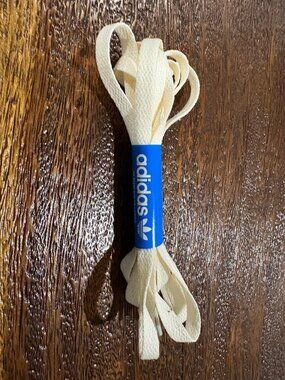Adidas Tennis Shoe Laces Off White Cream NEW NIP